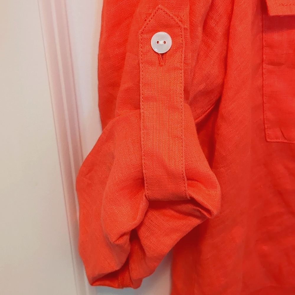 INC International Concepts Linen Top - Picture 4 of 8